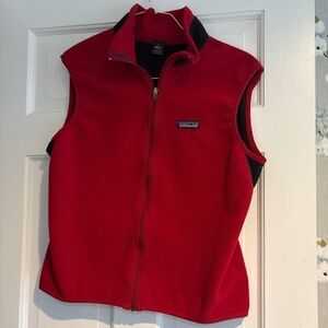 Patagonia, fleece vest, Women’s M,  w/ back zip pocket